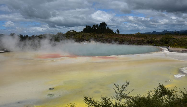 The Artist's Canvas im Waimangu Volcanic Valley auf Neuseeland